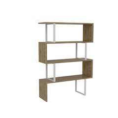 Adriana Bookcase White&Oud Oak