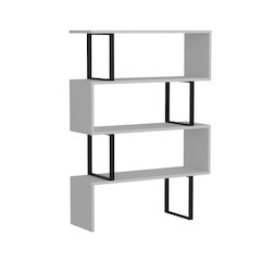 Adriana Bookcase White&Black