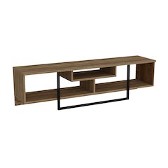 Asal 59'' Tv Stand - Walnut & Black