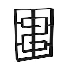 Esteban 61'' Tall Bookcase - Black