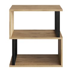 Lima Side Table-Black&Oud Oak