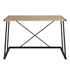 Anemon Computer Desk - Black&Walnut