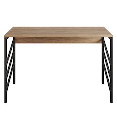 Tuna Computer Desk-Black&Walnut