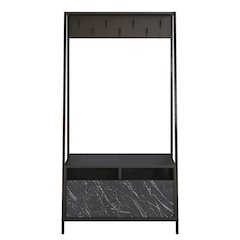 Devin Hall Tree - Black & Bendire