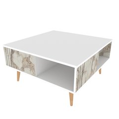 Ronas Coffee Table - White & Ephesus Marble