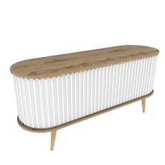 Store 55 Tv Stand - Oud Oak & White