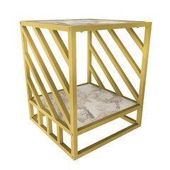 Norm Side Table - Ephesus Gold