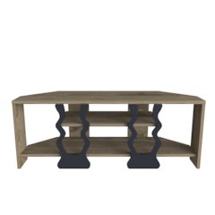Firal Tv Stand - Oud Oak Black