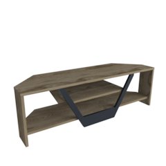 Sares Tv Stand - Oud Oak Black