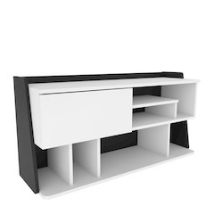 Raca Tv Stand - White Black