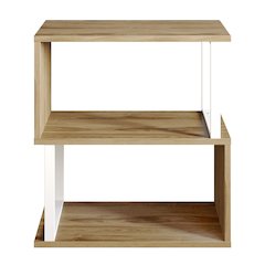 Lima Side Table-White&Oud Oak