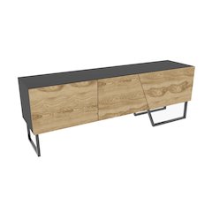 Parla Tv Stand Black Oud