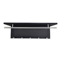 Esyspot Metal Powder Coating Hook Wall Mounted With Shelf