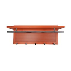 Esyspot Metal Powder Coating Hook Wall Mounted With Shelf