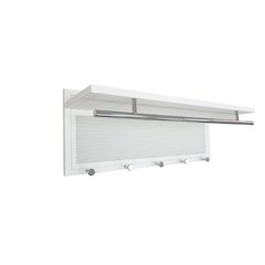 Esyspot Metal Powder Coating Hook Wall Mounted With Shelf