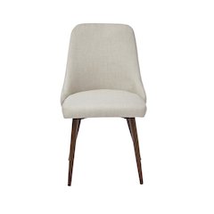 Oslo Modern Upholstery Side Dining Chair Set Of 2, Beige