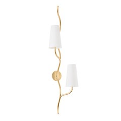 Cortona Wall Sconce, Vintage Gold Leaf