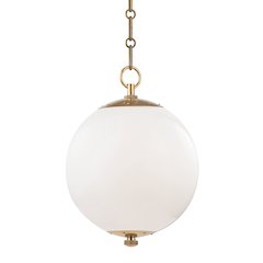 Sphere No.1 Pendant, Aged Brass