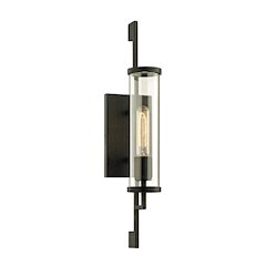 Park Slope Exterior Wall Sconce, Forged Iron