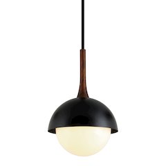 Cadet Pendant, Soft Black