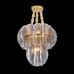 Anatase Chandelier, Vintage Gold Leaf