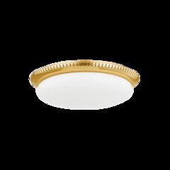 North Castle Flush Mount, Aged Brass