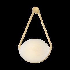 Blaina Wall Sconce, Aged Brass