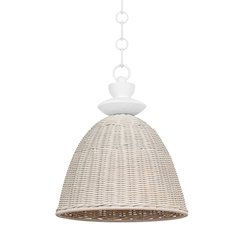 Kahn Pendant, Gesso White