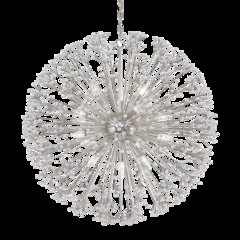 Dunkirk Chandelier, Polished Nickel