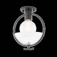 Ringo Semi Flush, Old Bronze