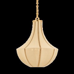 Cascade Lake Pendant, Aged Brass