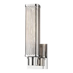 Gibbs Wall Sconce, Polished Nickel