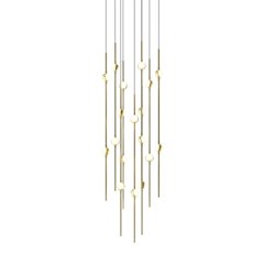 Constellation Pendant, Satin Brass