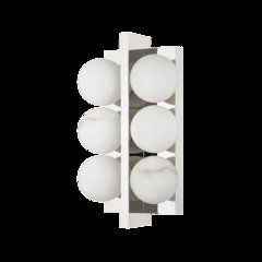 Emille Wall Sconce, Polished Nickel