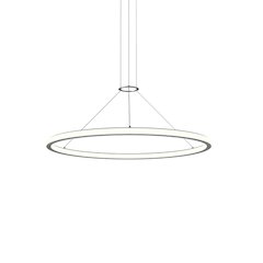Luna Pendant, Bright Satin Aluminum