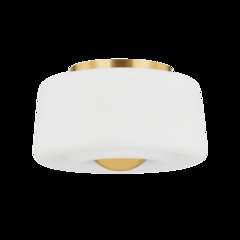 Ciela Flush Mount, Aged Brass