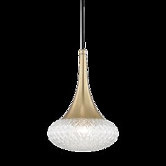 Bella Pendant, Aged Brass