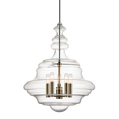 Washington Lantern, Aged Brass