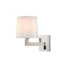 Fairport Wall Sconce, Polished Nickel