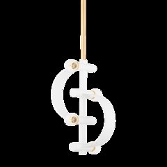 Maddie Pendant, Gold Leaf