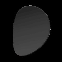 Malibu Discs Wall Sconce, Satin Black