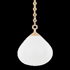 Semilla Pendant, Vintage Brass