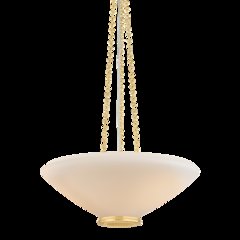 Awosting Pendant, Aged Brass