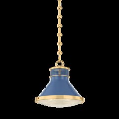 Highclere Pendant, Aged Brass