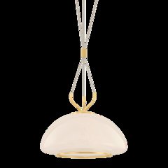 Baudette Pendant, Aged Brass