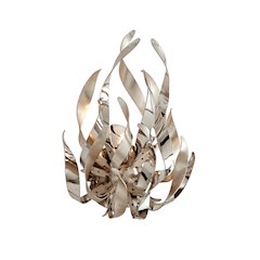 Graffiti Wall Sconce, Silver Leaf