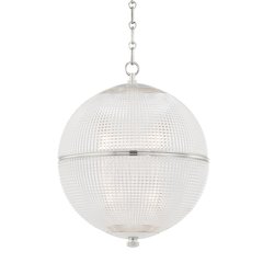 Sphere No. 3 Pendant, Polished Nickel