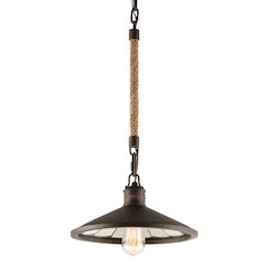 Brooklyn Pendant, Heritage Bronze