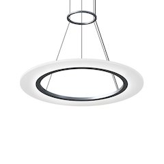 Arctic Rings Pendant, Bright Satin Aluminum