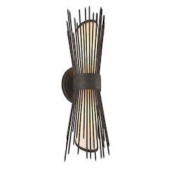 Blink Exterior Wall Sconce, French Iron